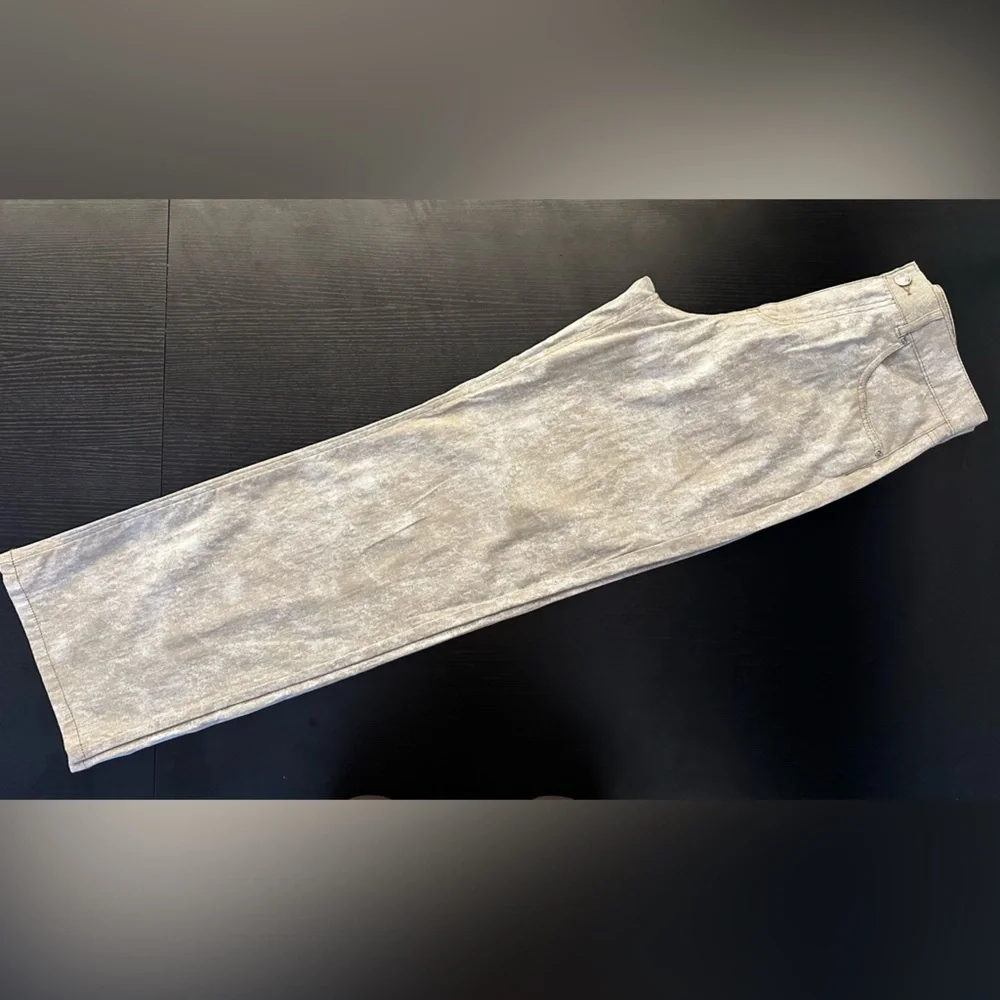 Zara Straight Leg Pants 50% Linen - Picture 5 of 11